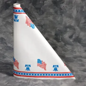 100 foot Patriotic Paper Table Cover