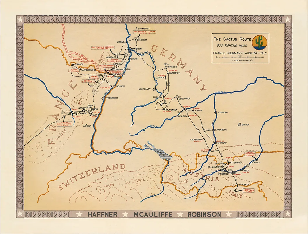 103rd Infantry Division Campaign Map