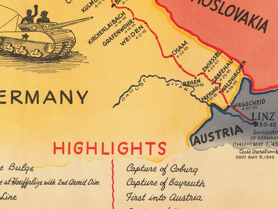 11th Armored Division Campaign Map
