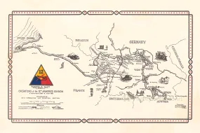 12th Armored Division Campaign Map