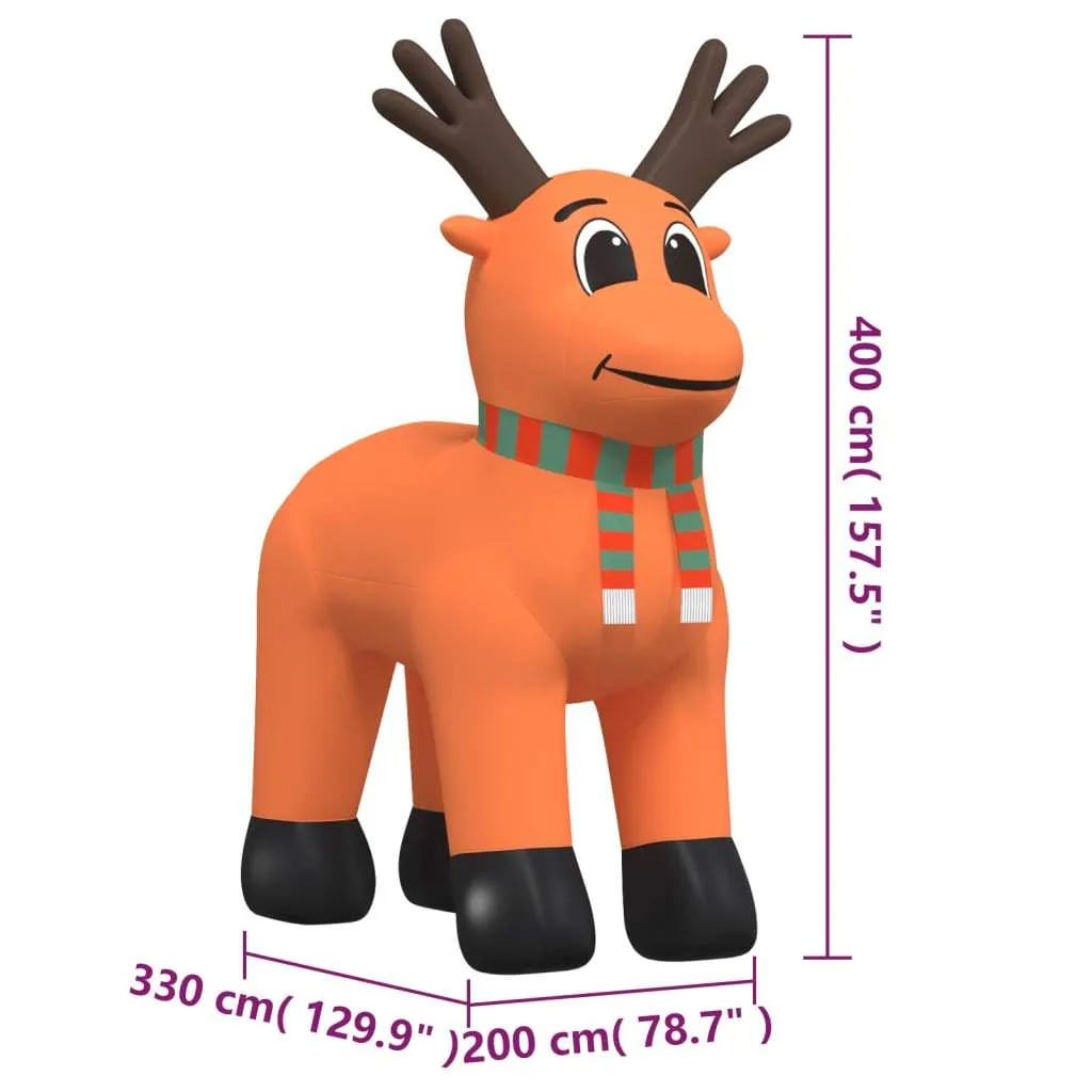 13 Feet Christmas Inflatable Reindeer with LEDs