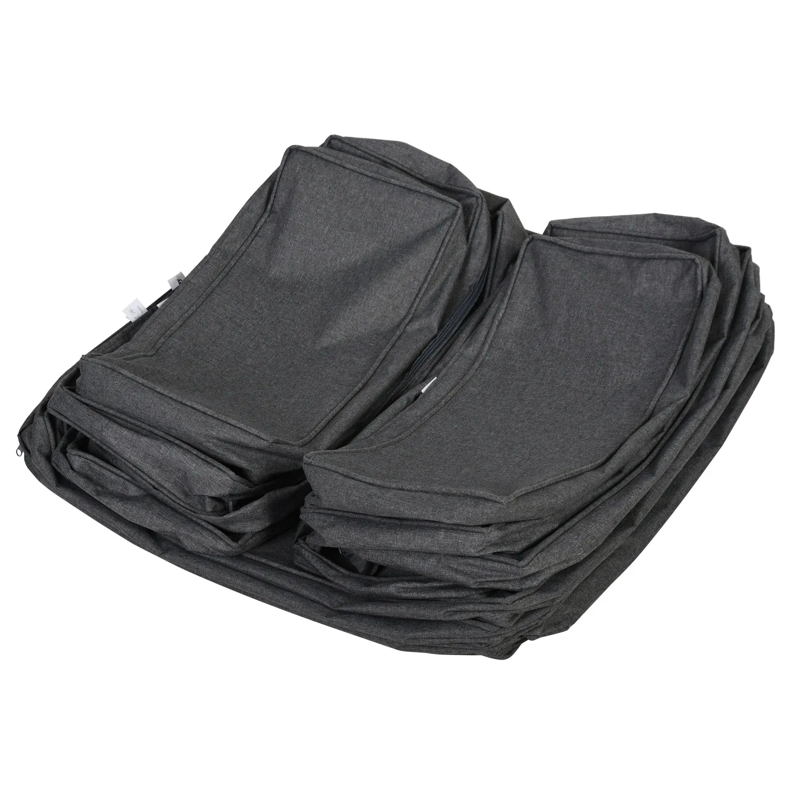 14pc Patio Rattan Sofa Set Cushion Cover - Grey