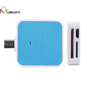 2017 SD/TF/MMC memory card reading 2In1 V8 OTG TF/SD Smart Card Reader Adapter Card Reader For Android Smartphone