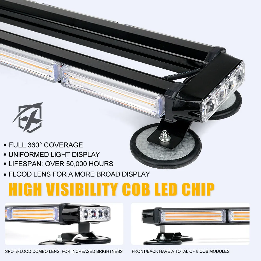 26" Rooftop LED Strobe Light with Magnetic Base | Pursuit Series