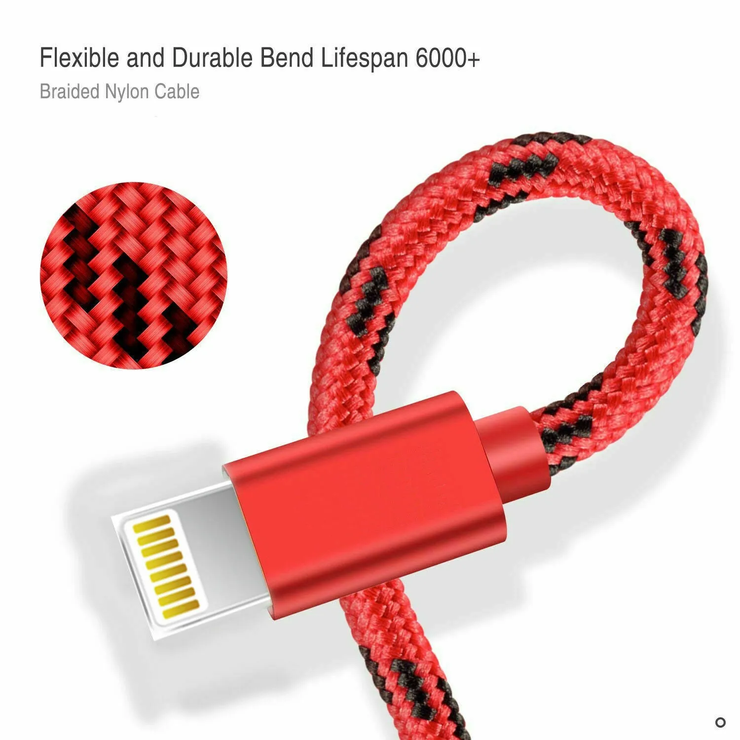 2M Gold Fast Charging Lightning Data Sync Charger Cable Cord For iPhone