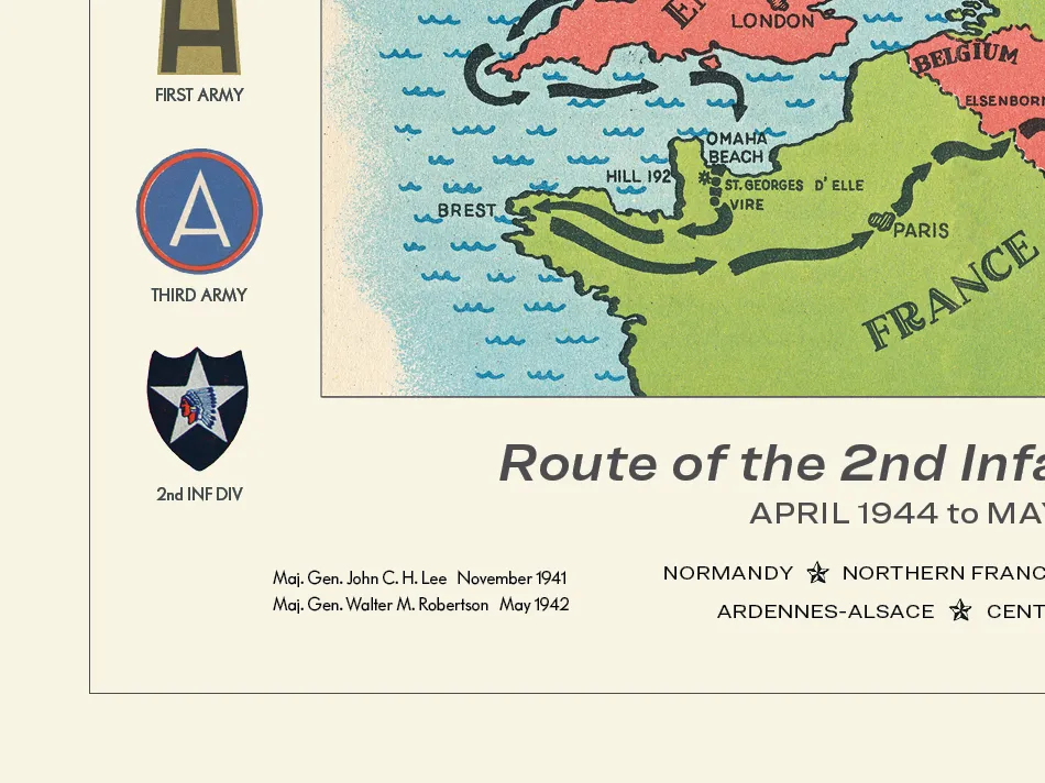 2nd Infantry Division Campaign Map