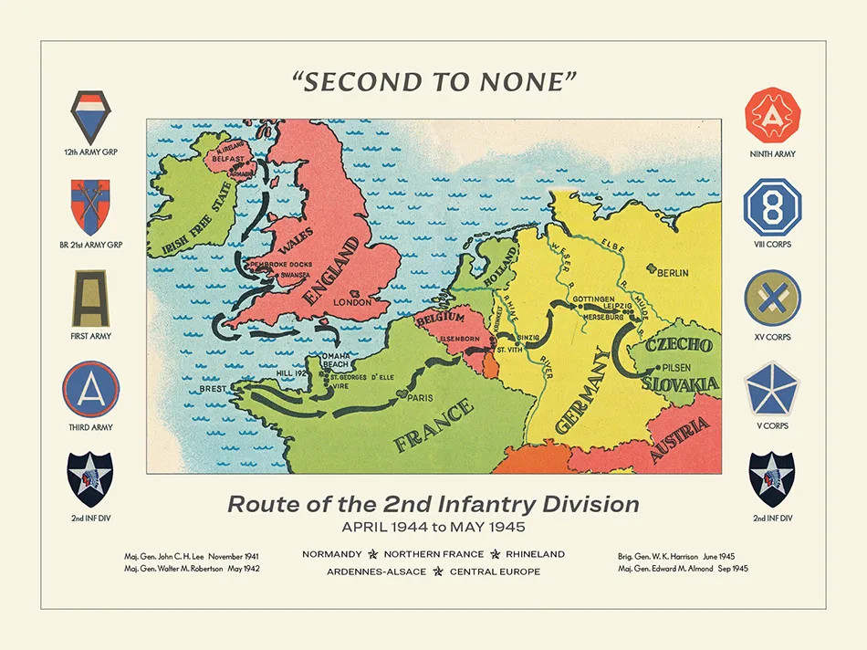 2nd Infantry Division Campaign Map