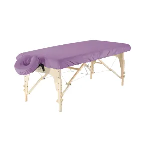 2pc Microfiber Massage Table Cover Set - Purple