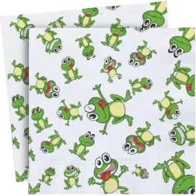 3 Ply Passover Luncheon Paper Party Napkins Pesach Frogs Set of 20 6.5" x 6.5"