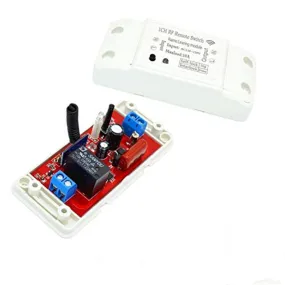 315M 433M Remote Control Switch   2 Key White Remote Control/ 12V Wireless Switch / Smart Wireless Controller