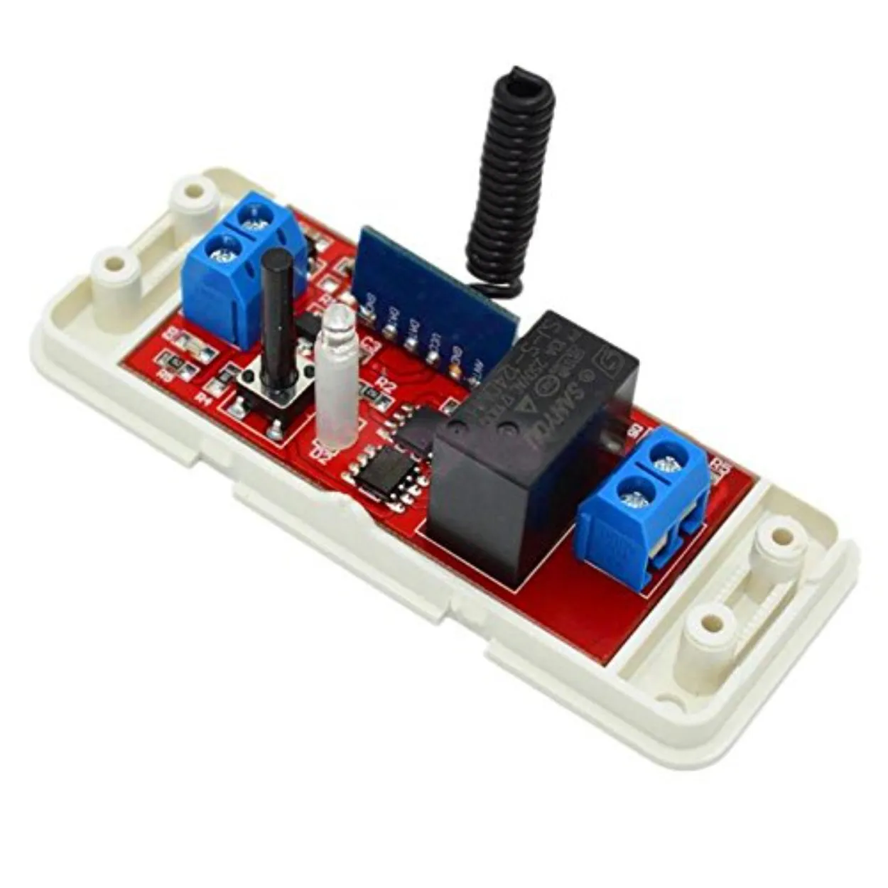 315M 433M Remote Control Switch   2 Key White Remote Control/ 12V Wireless Switch / Smart Wireless Controller