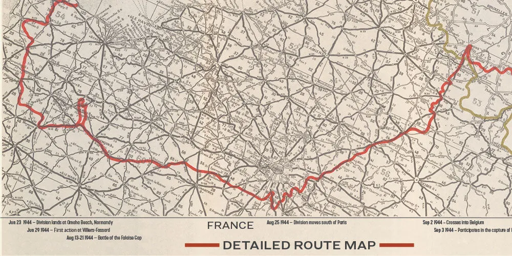 3rd Armored Division Campaign Map