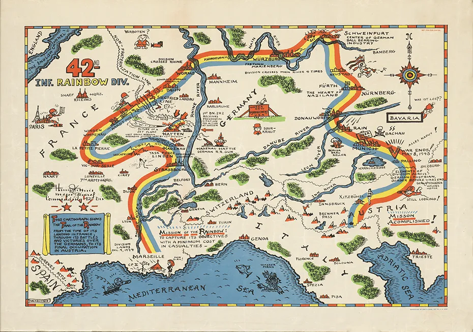 42nd Infantry Division Campaign Map