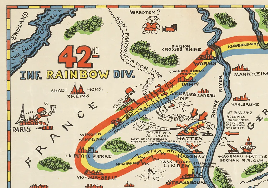 42nd Infantry Division Campaign Map