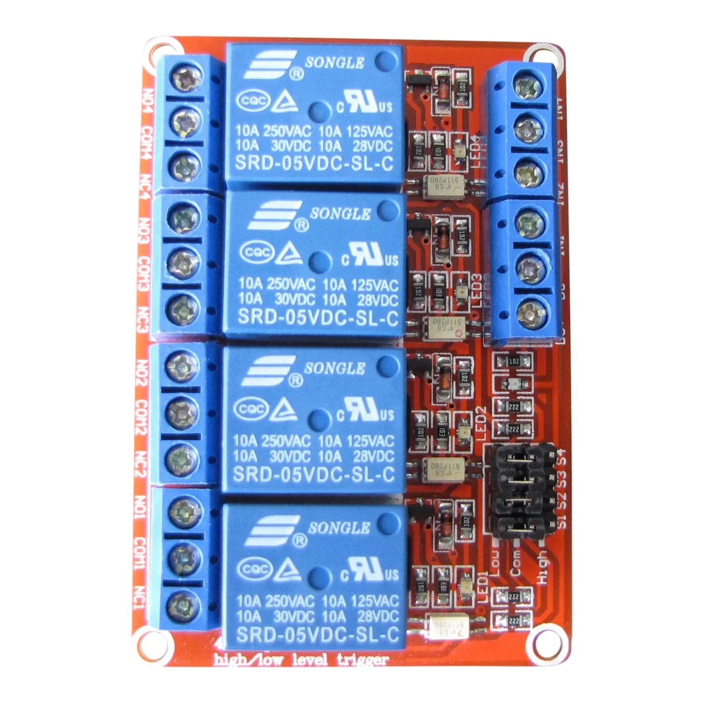 5V Relay Module - 4 Channels