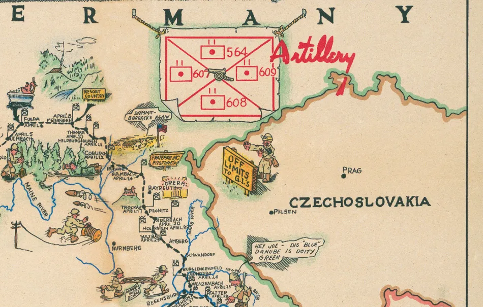71st Infantry Division Campaign Map