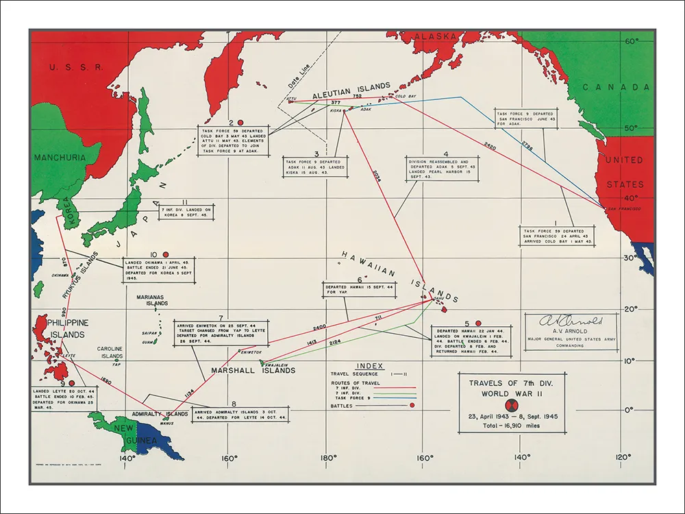 7th Infantry Division Campaign Map