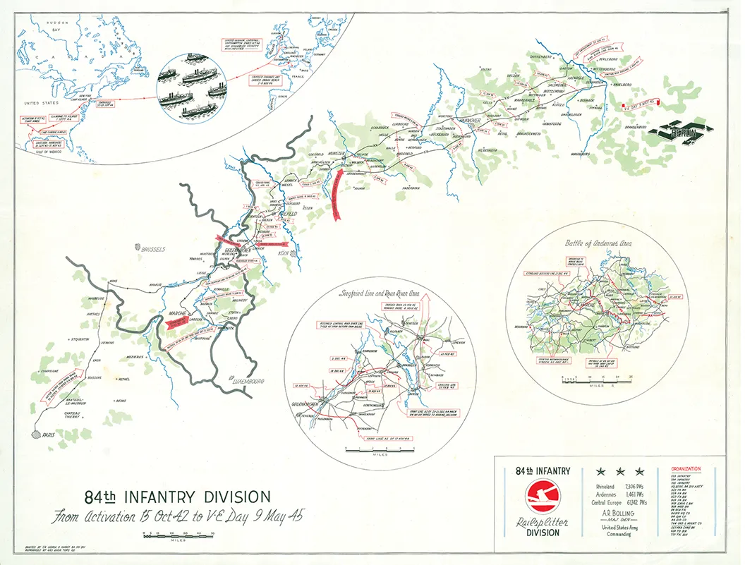 84th Infantry Division Campaign Map