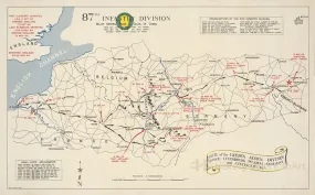 87th Infantry Division Campaign Map