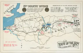 89th Infantry Division Campaign Map