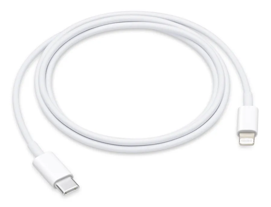Apple iPhone 11 Pro USB-C to Lightning Thunderbolt 3 Charge and Data Sync Cable 1M White