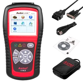 Autel Autolink AL519 Car OBD2 Scanner Code Reader Diagnostic Tool I/M Readiness DTC MIL Graphs Data with TFT LCD Display