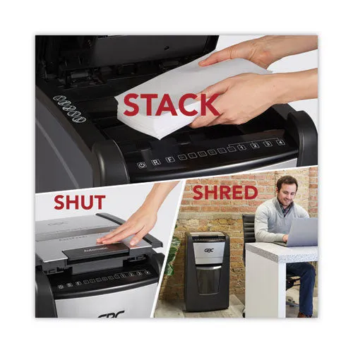 Autofeed  300x Super Cross-cut Office Shredder, 300 Auto/10 Manual Sheet Capacity
