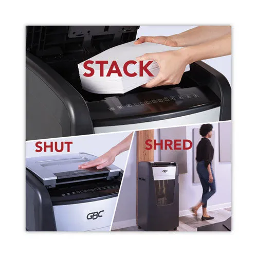 Autofeed  750m Micro-cut Large Office Shredder, 750 Auto/15 Manual Sheet Capacity