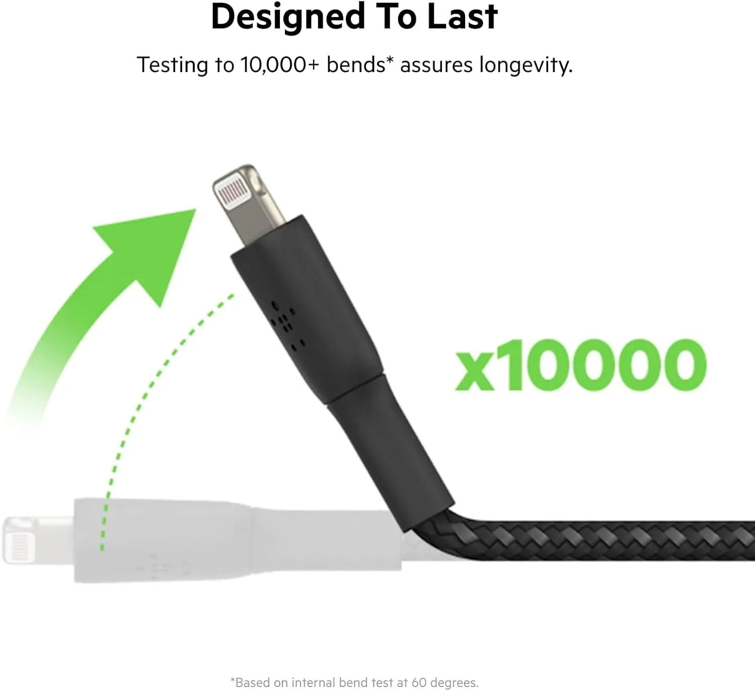 Belkin 1M USB A to Lightning Cable Black - CAA002bt1MBK
