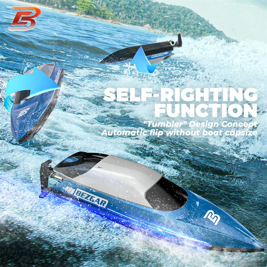 Bezgar Self-righting RC Boat for Beginners