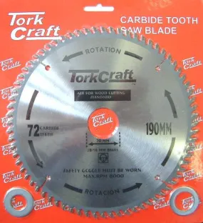 BLADE TCT 190 X 72T 30/ GENERAL PURPOSE CROSS CUT SMOOTH