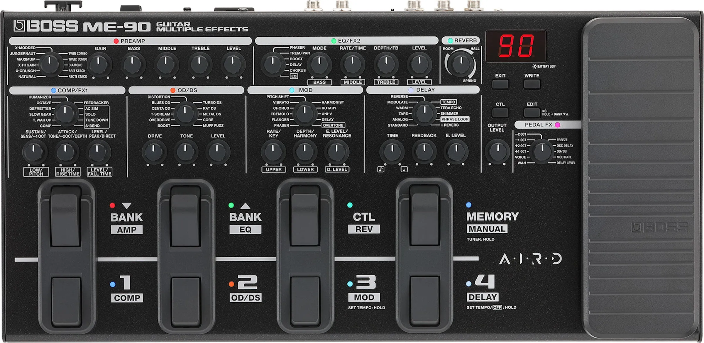 Boss ME-90 Guitar Multi-effects Pedal