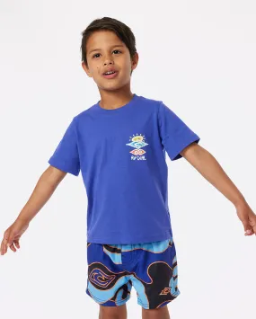 Boys Icons Of Shred T-Shirt in Wild Berry