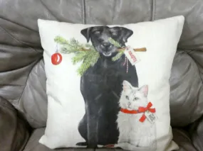 Christmas Pillow covers, Christmas decorations, dog pillow covers, cat pillow covers
