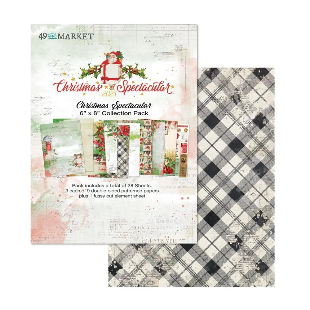 Christmas spectacular 6x8 paper  by 49 and market