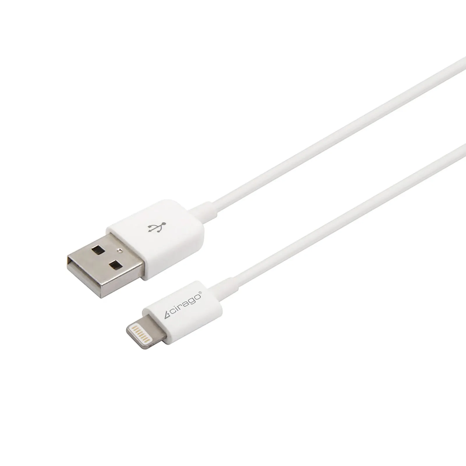Cirago 6Ft. USB to Lightning Sync/Charging Smart Cable MFi Certified for Apple