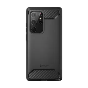 Clayco Samsung Galaxy S22 Ultra Xenon Full-Body Rugged Case with Screen Protector-Black