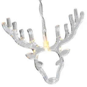 Clear Acrylic Deer String Lights Warm White