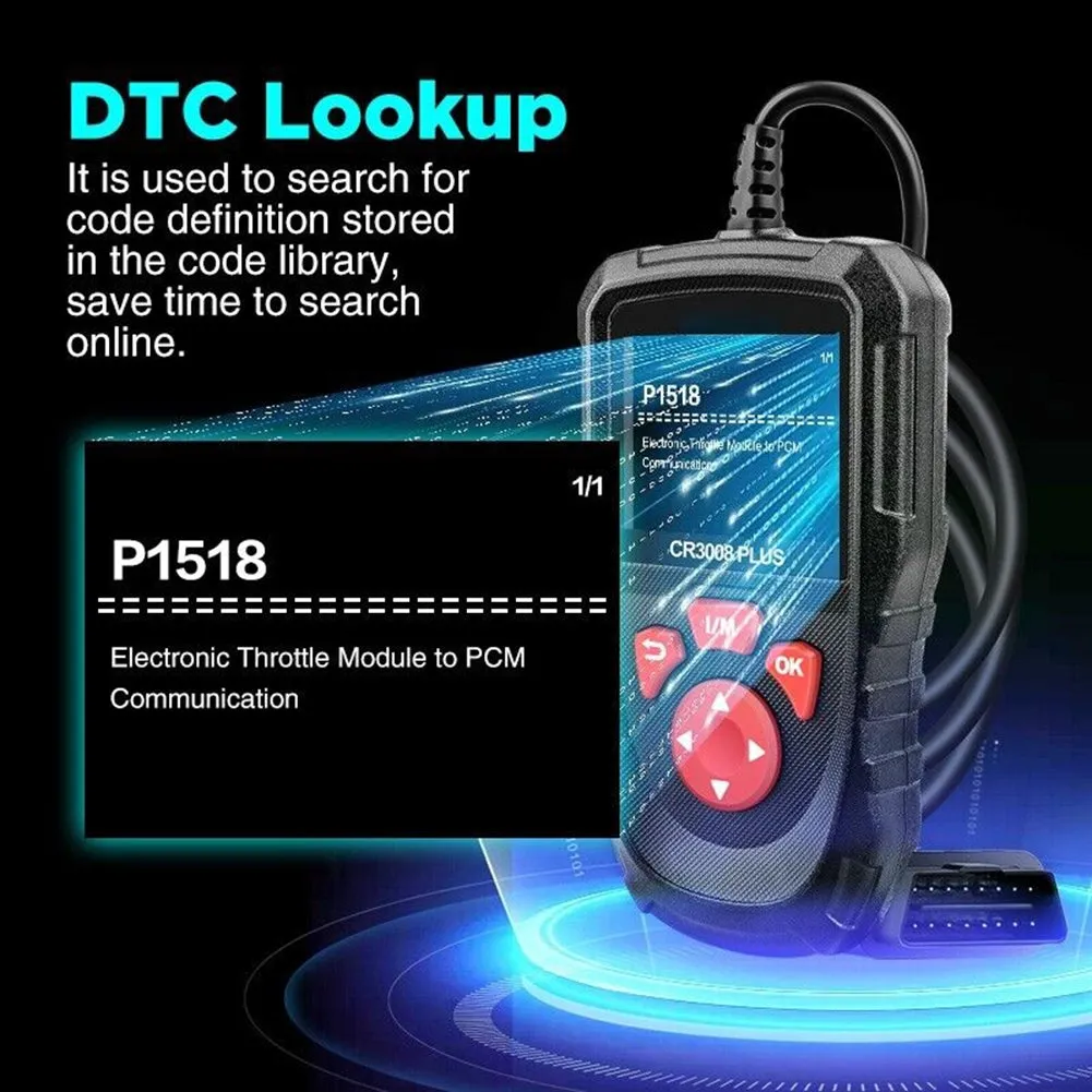 CR3008 PLUS Car Diagnostic Tool OBD 2 Multi Code Scanner LED
