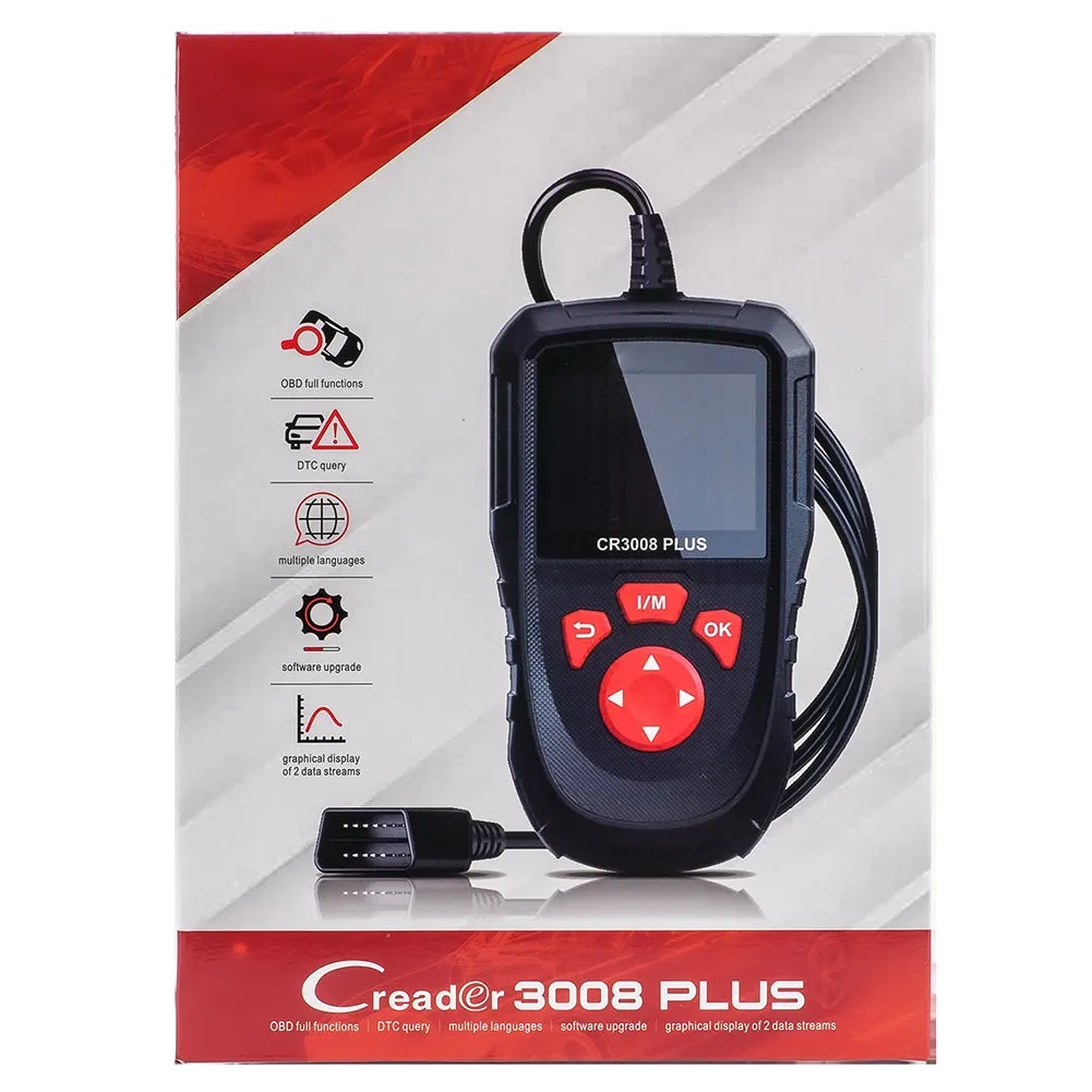 CR3008 PLUS Car Diagnostic Tool OBD 2 Multi Code Scanner LED