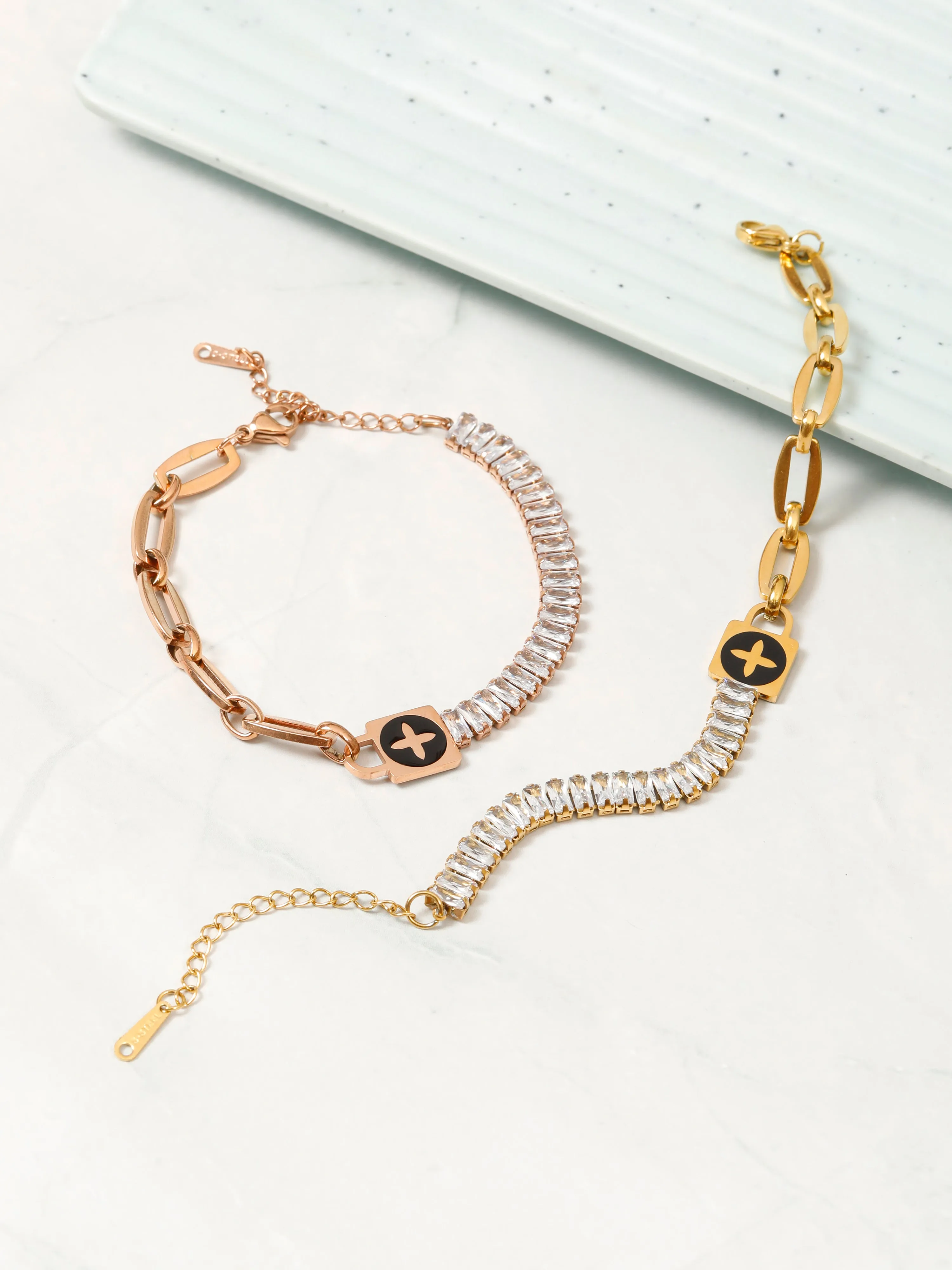 Cross Cut/Enigmatic Glow Bracelets