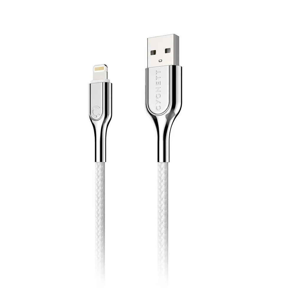 Cygnett Armoured Lightning to USB-A Cable 1M - White