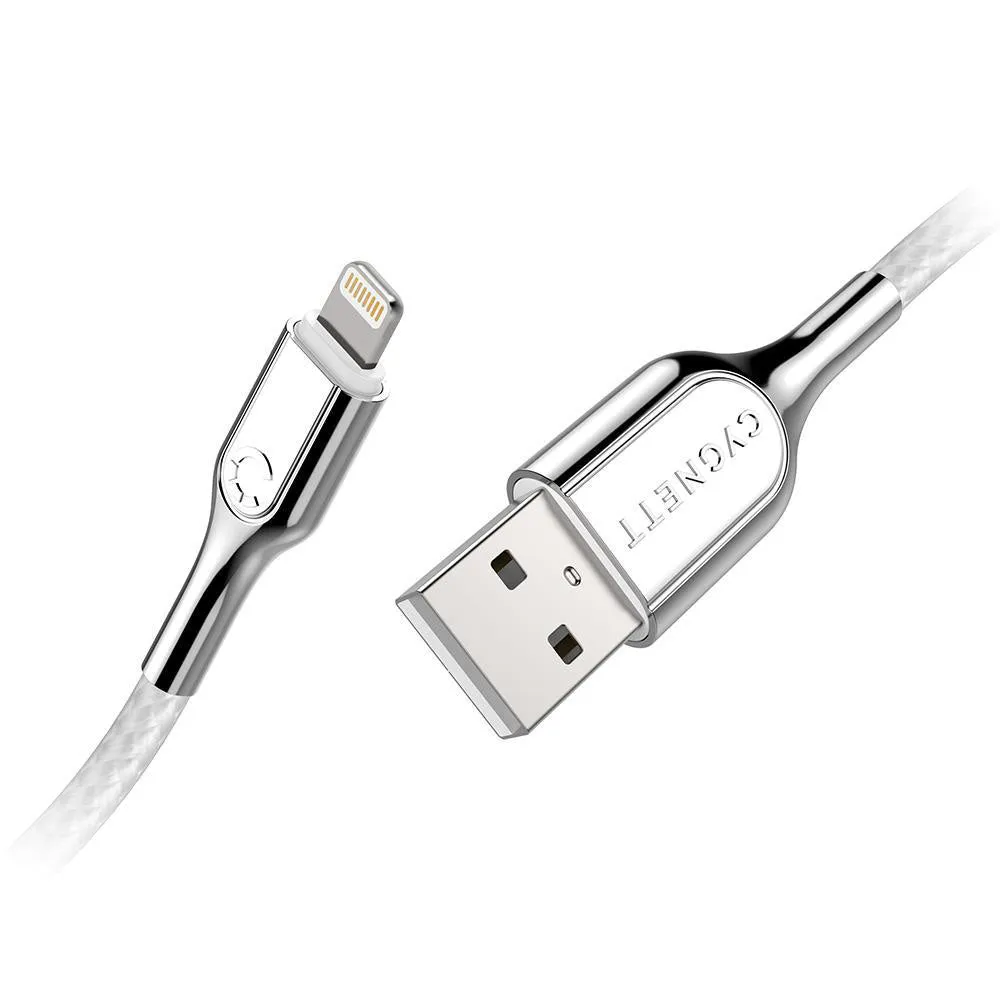 Cygnett Armoured Lightning to USB-A Cable 1M - White