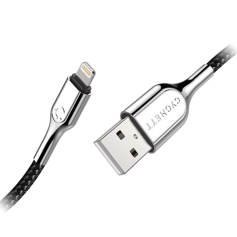 Cygnett Armoured Lightning to USB-A Cable 2M- Black