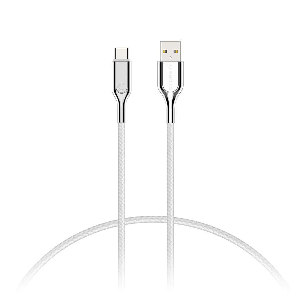 Cygnett Armoured Lightning to USB-A Cable 2M -White