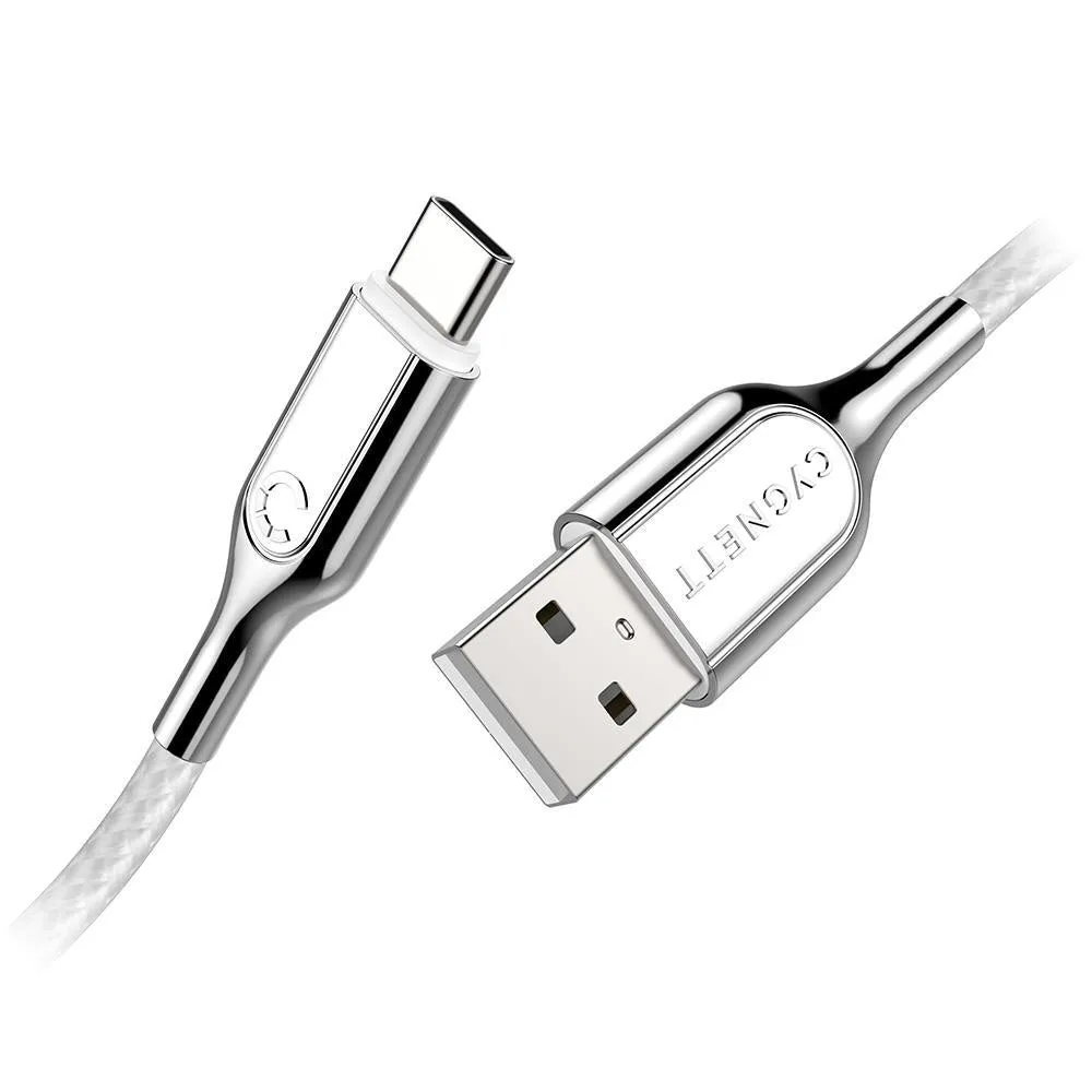 Cygnett Armoured Lightning to USB-A Cable 2M -White