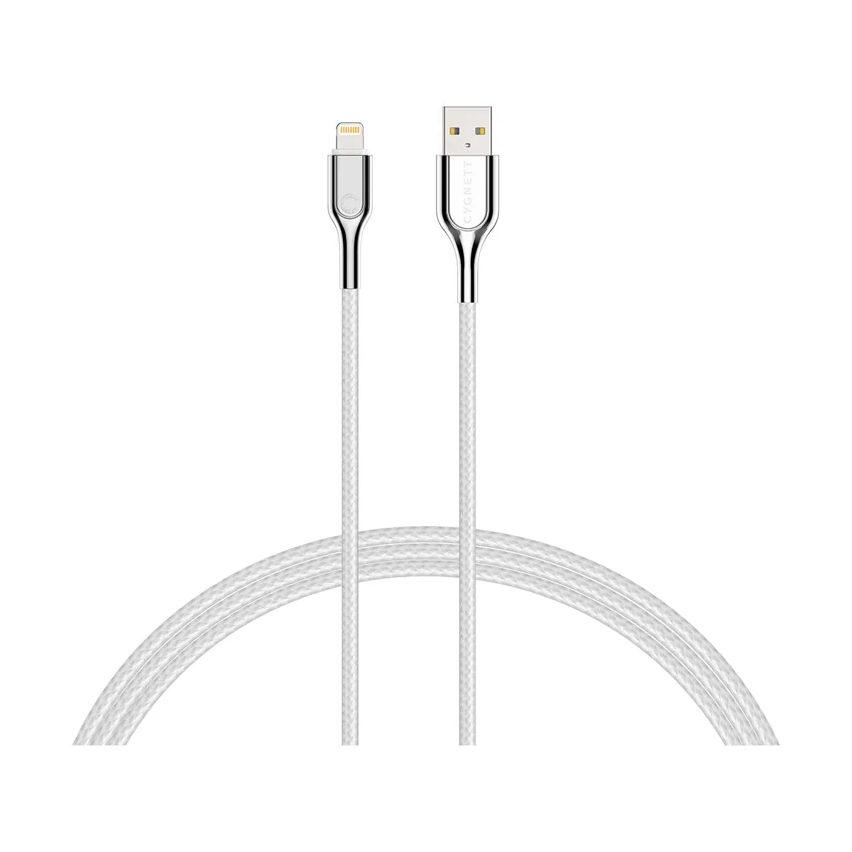 Cygnett Armoured Lightning To USB-A Cable 3M - White