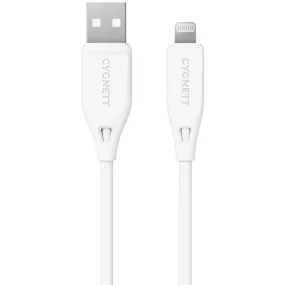 Cygnett Charge & Connect Lightning to USB-A Cable V2 2.2m (White)