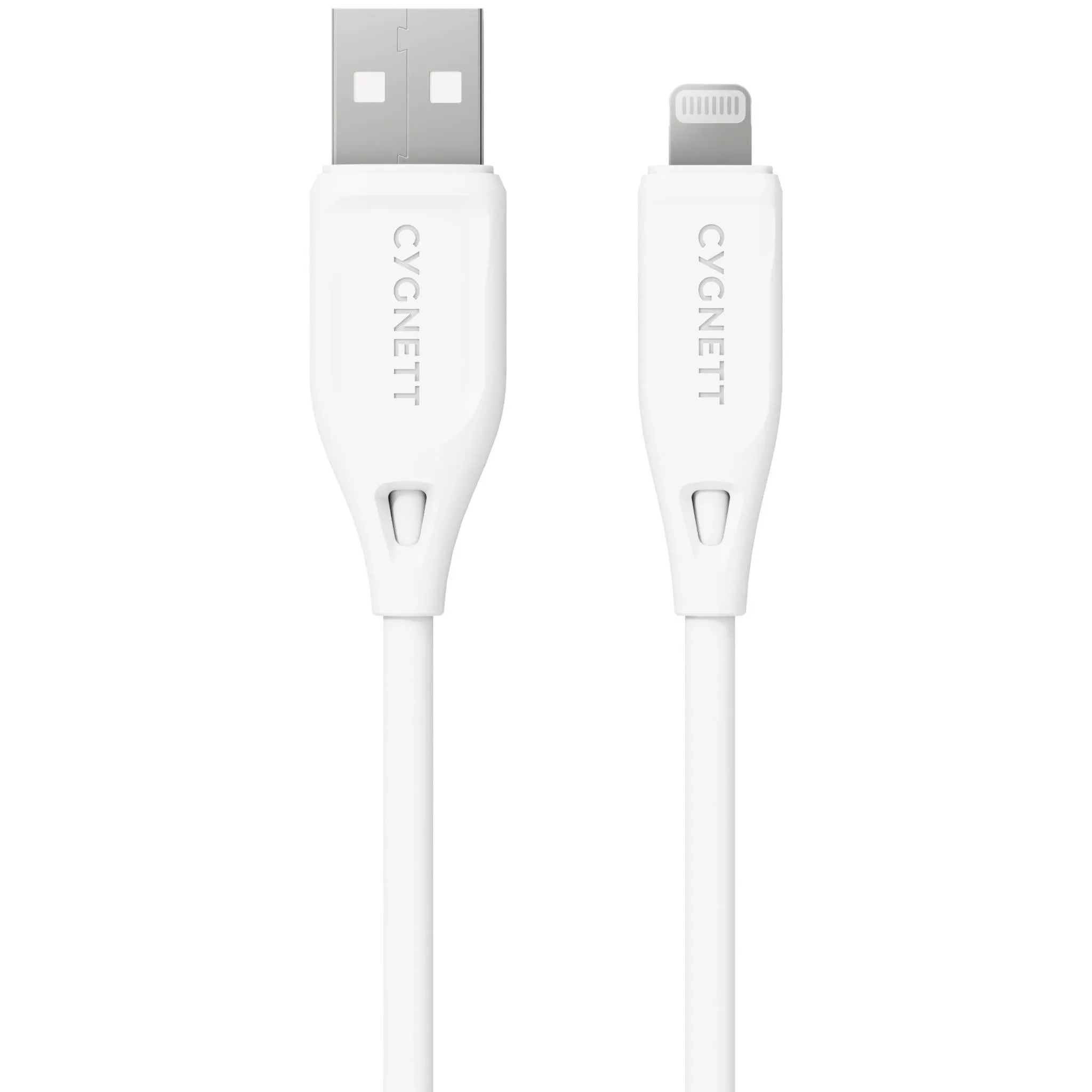 Cygnett Charge & Connect Lightning to USB-A Cable V2 2.2m (White)