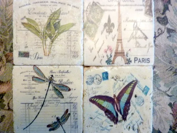 Decorative Pillow Cover, Paris Pillow Cover, pillows with fireflies, French Country Decor